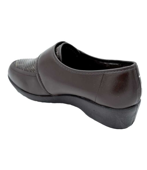 COPETE VELCRO MARRON