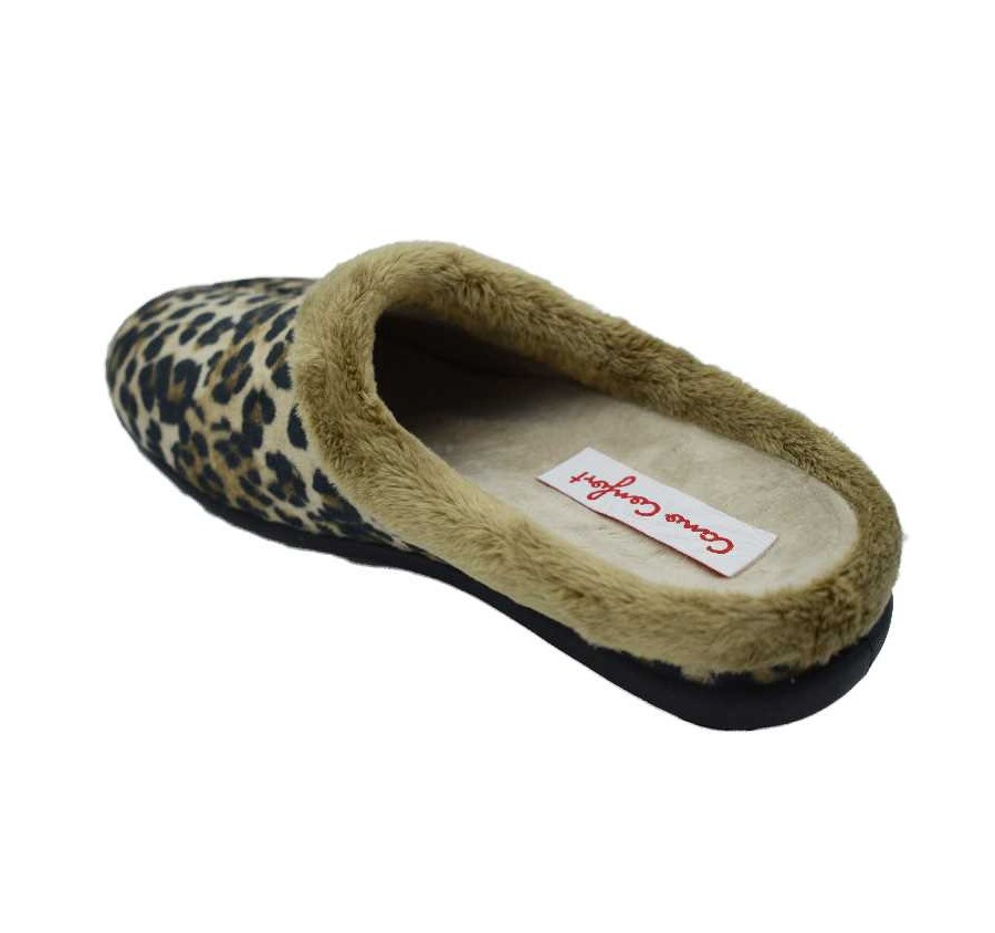 ZAPATILLA CASA MUJER LEOPARDO 52562