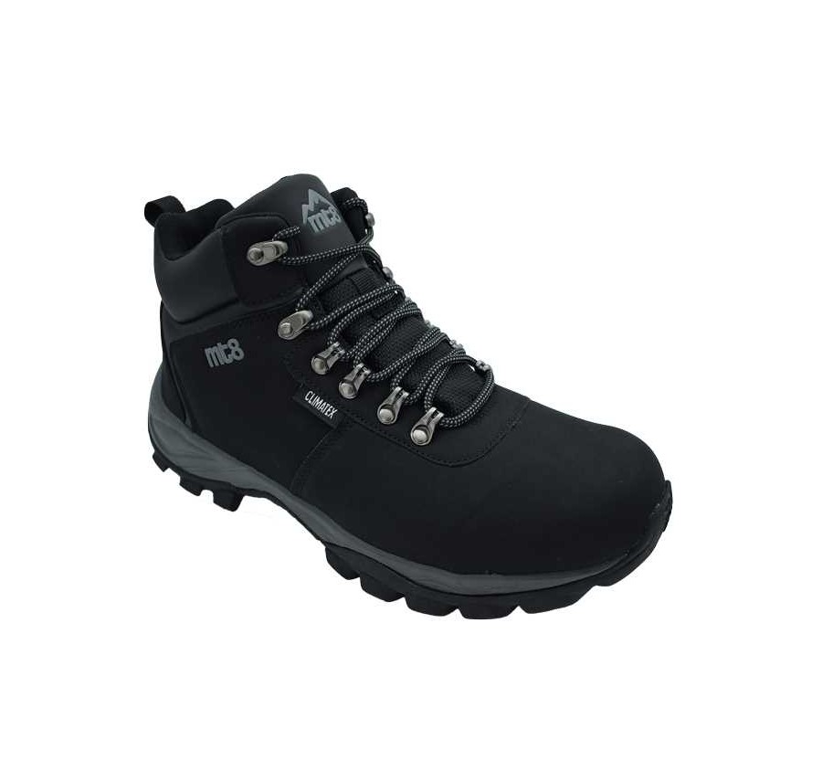 Zapato trekking negra gris cordones waterproof Sweden Kle 889522 forum