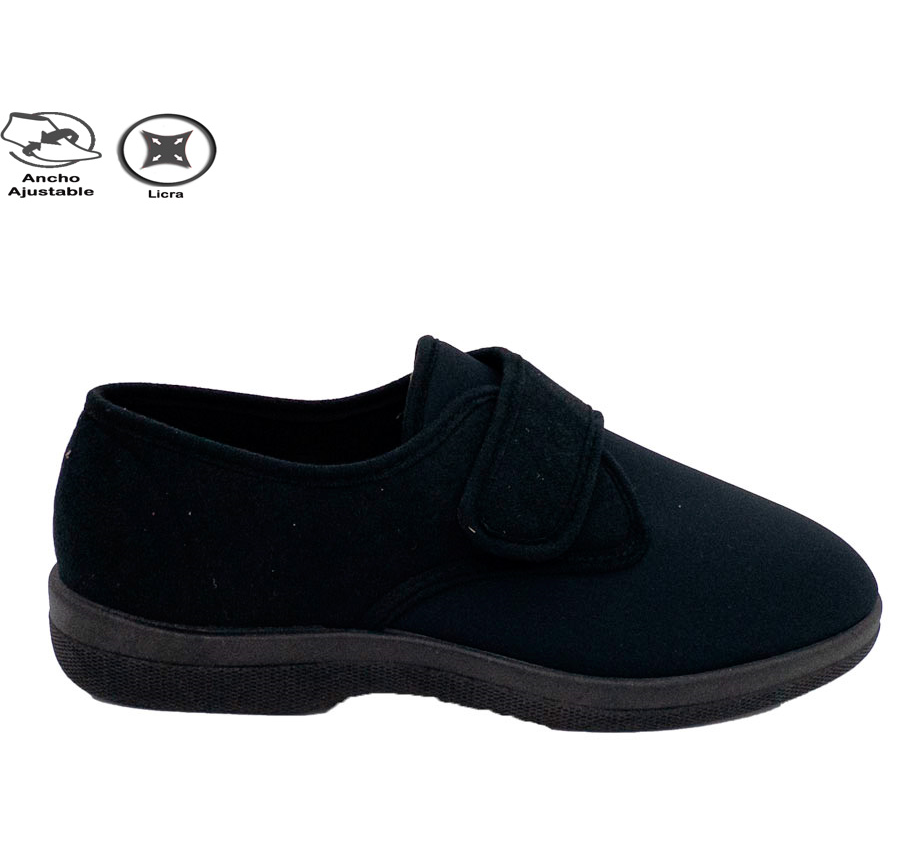 COPETE VELCRO NEGRO