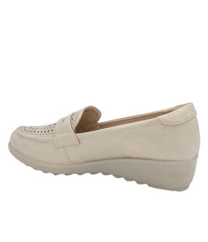 MOCASIN CALADO PLATINO