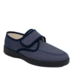 BLUCHER VELCRO MARINO