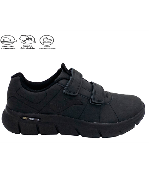 DEPORTIVO C.DAILY VELCRO NEGRO