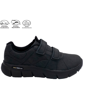 DEPORTIVO C.DAILY VELCRO NEGRO