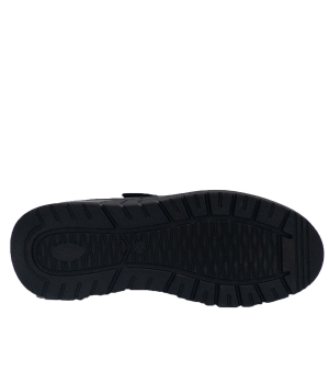 BLUCHER VELCRO  PIEL NEGRO