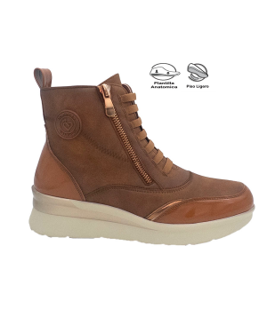 BOTA AD.CREMALLERA CUERO