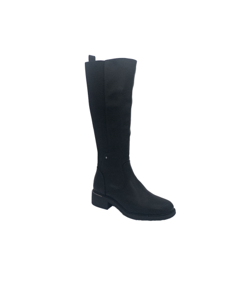 BOTA ALTA  ELASTICO NEGRO