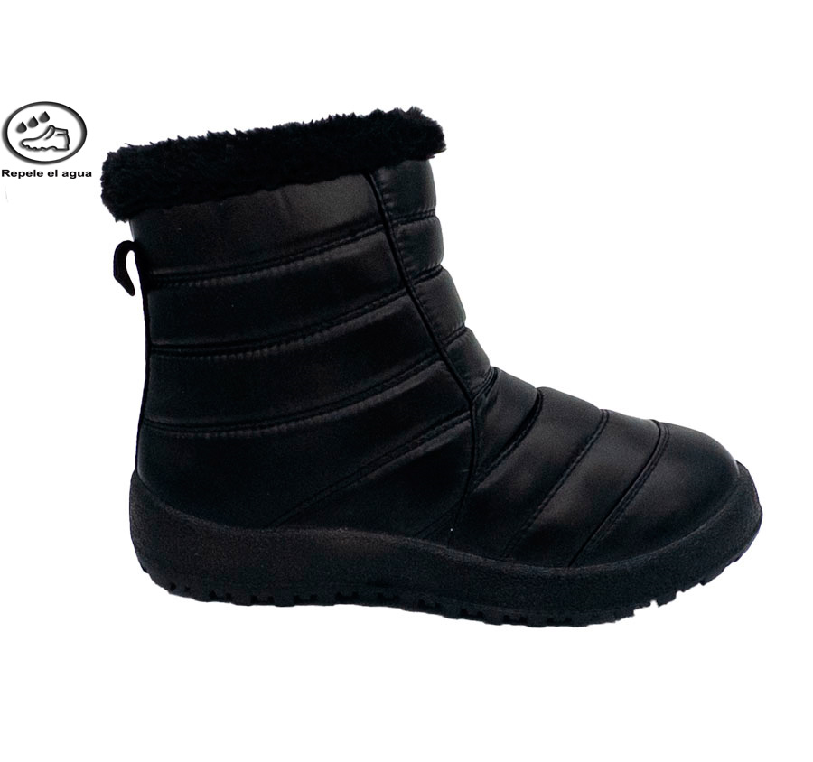 BOTIN ACOLCHADO NEGRO