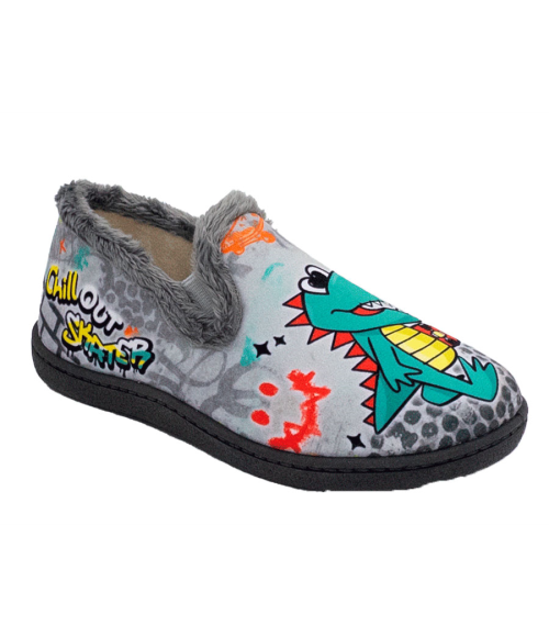 COPETE "DINO PATIN" GRIS