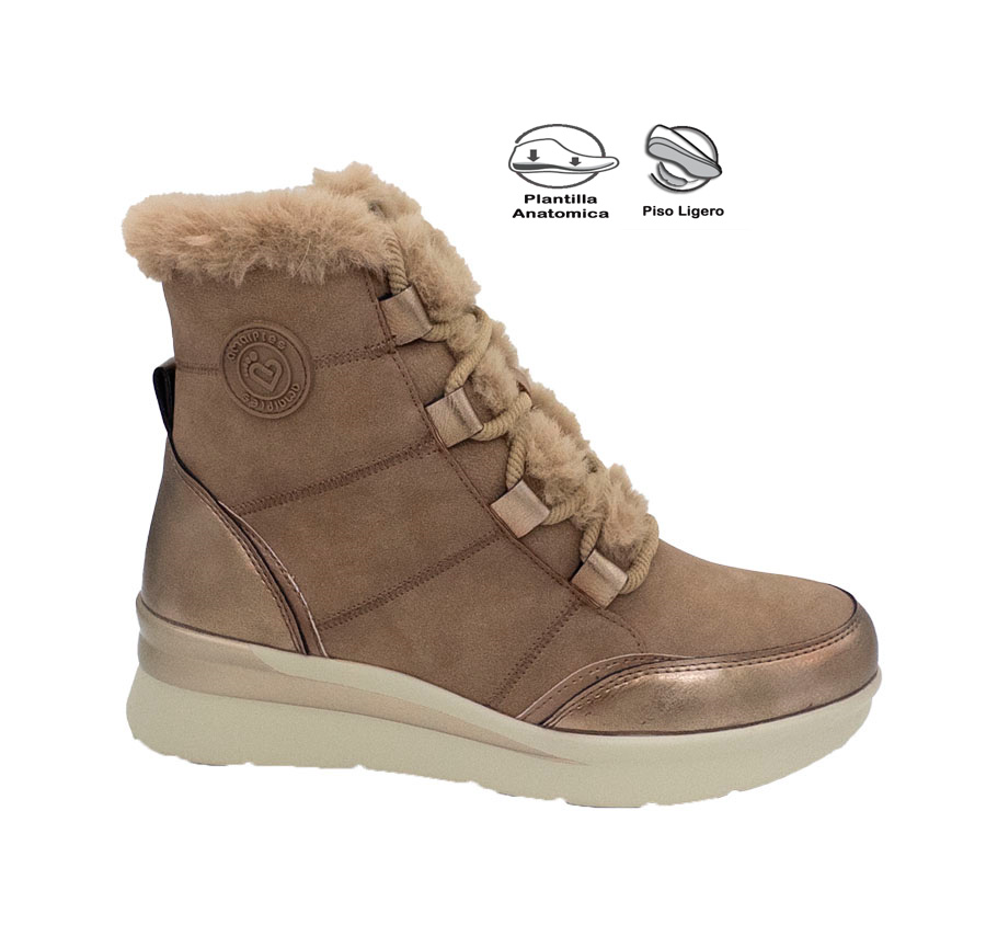 BOTA AD.PELO TAUPE