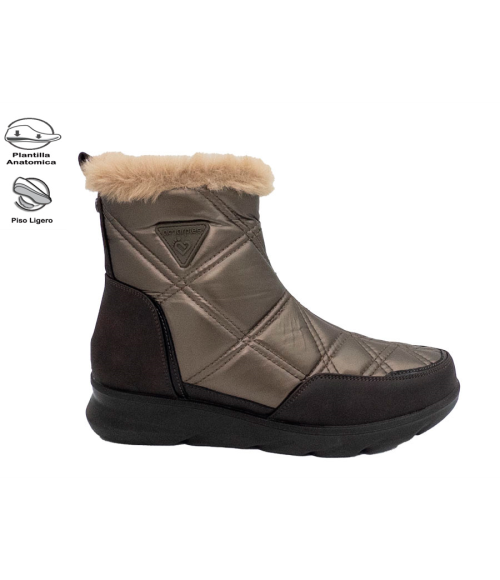 BOTA ACOLCHADA BRONCE