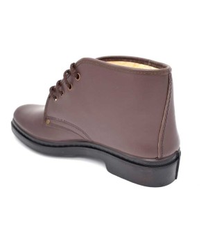 BOTA PIEL CORDON MARRON PARA HOMBRE CANOS 010 PISO VULCANIZADO