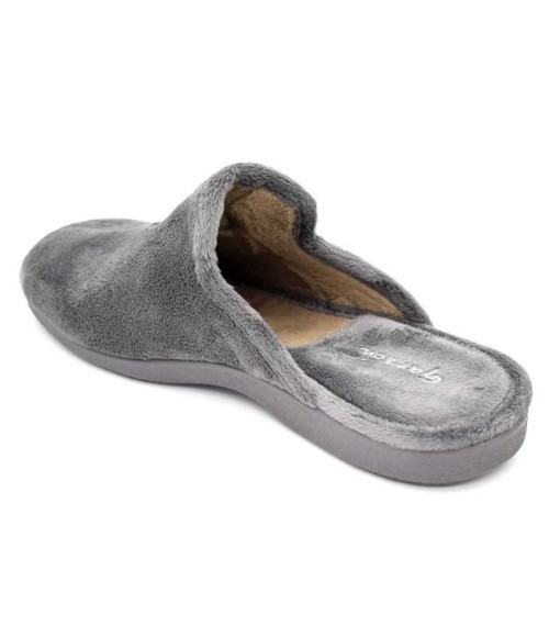 ZAPATILLAS DE CASA PARA HOMBRE GARZÓN CHINELA DESCALZA SUATEX GRIS